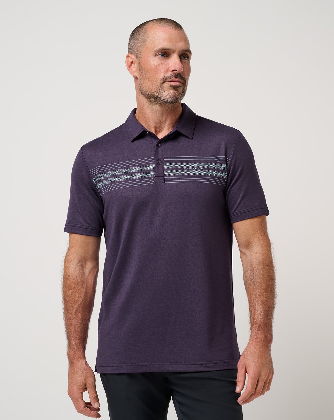 Blue Jays Featherweight Chest Stripe Polo