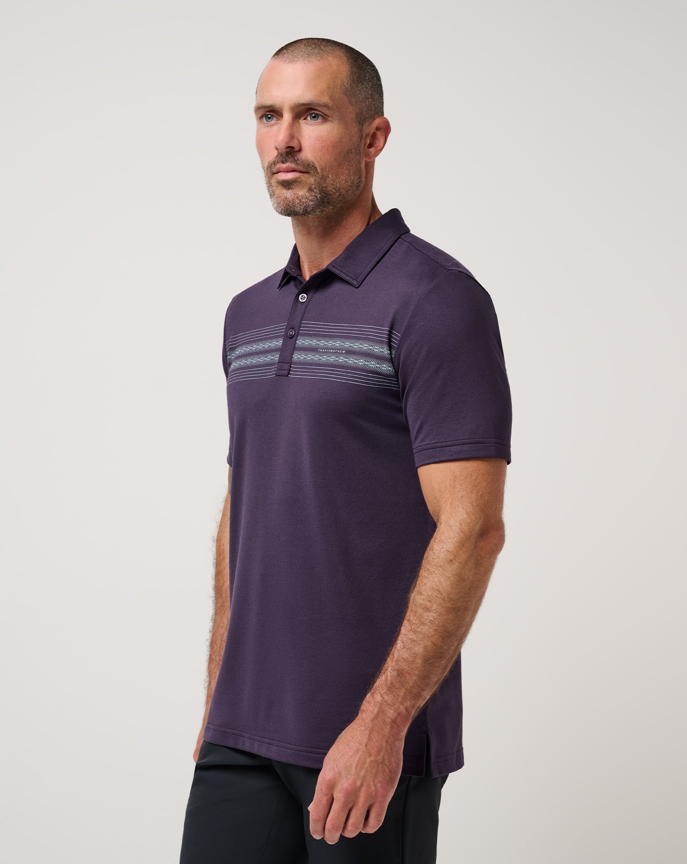 Blue Jays Featherweight Chest Stripe Polo